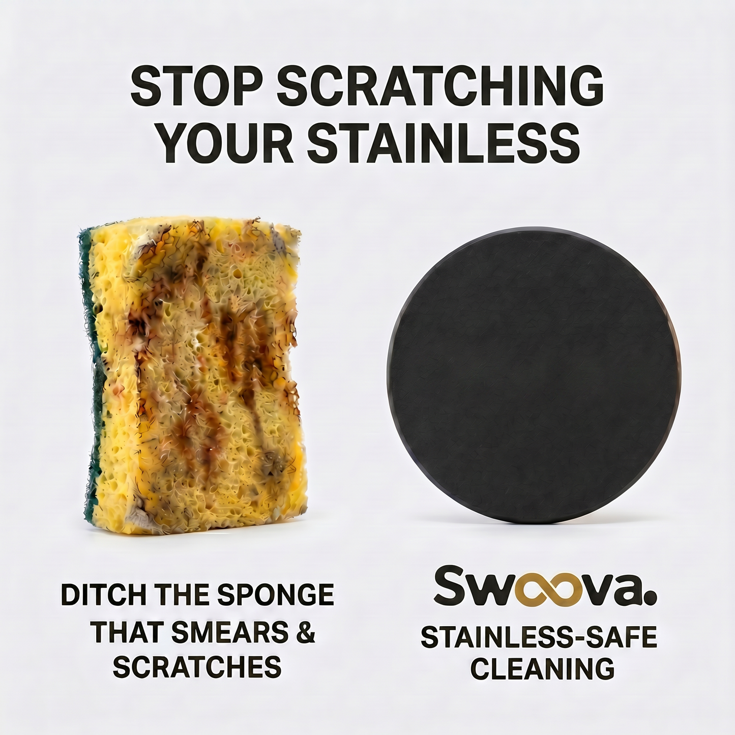 Swoova Sponge for Stainless Steel