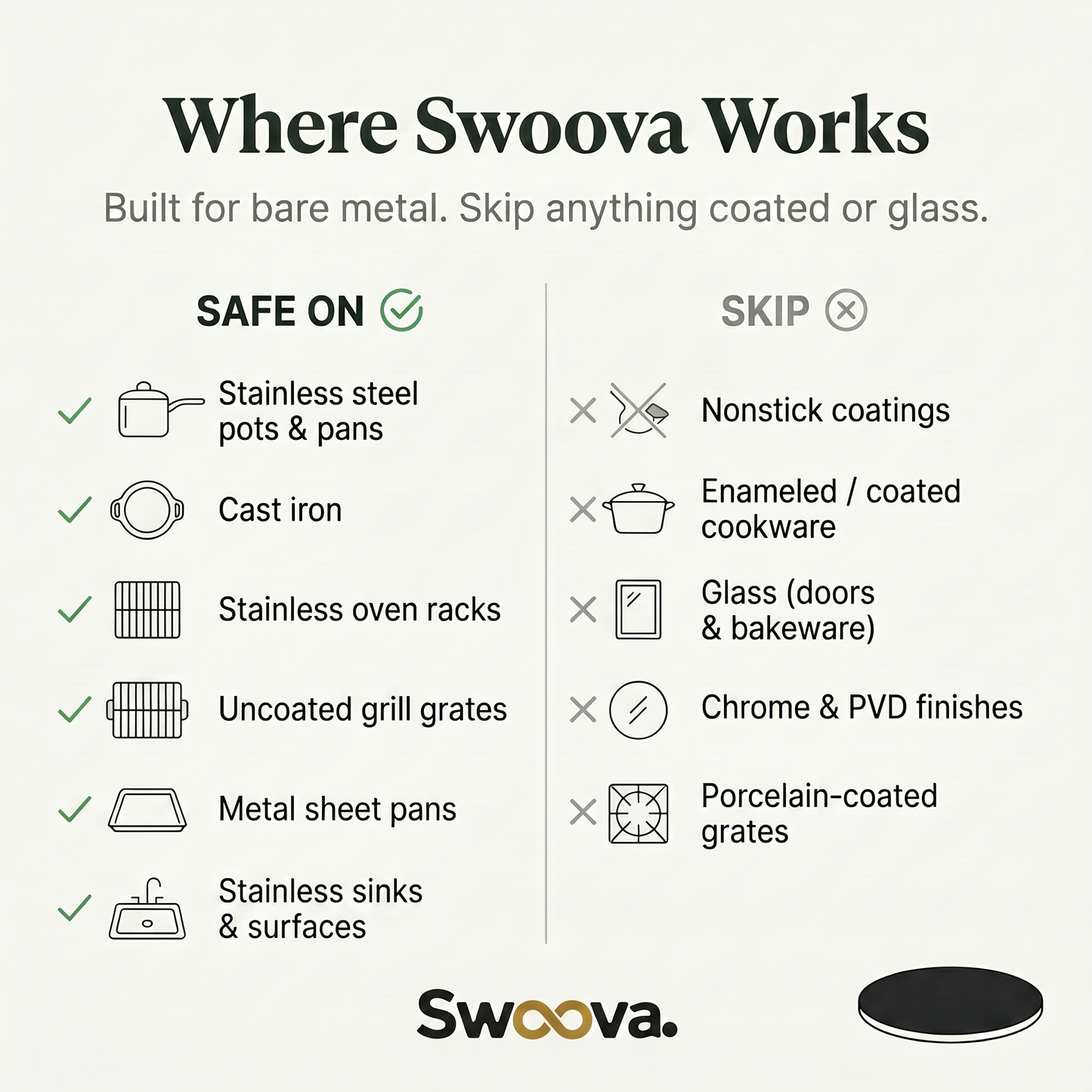 Swoova Sponge for Stainless Steel