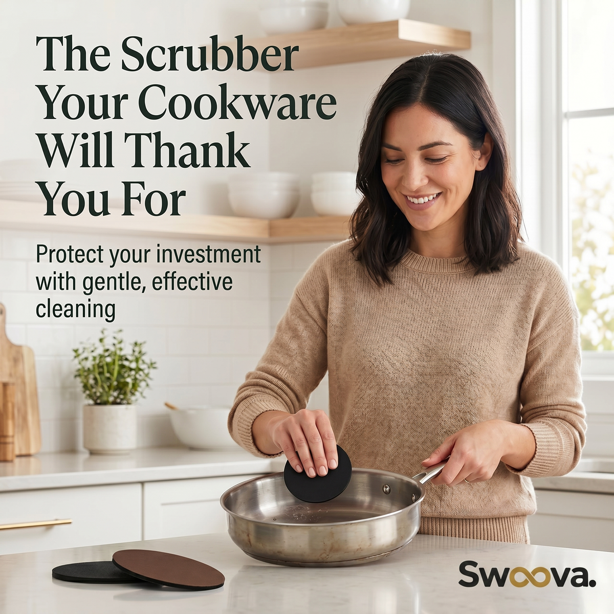 Swoova Sponge for Stainless Steel