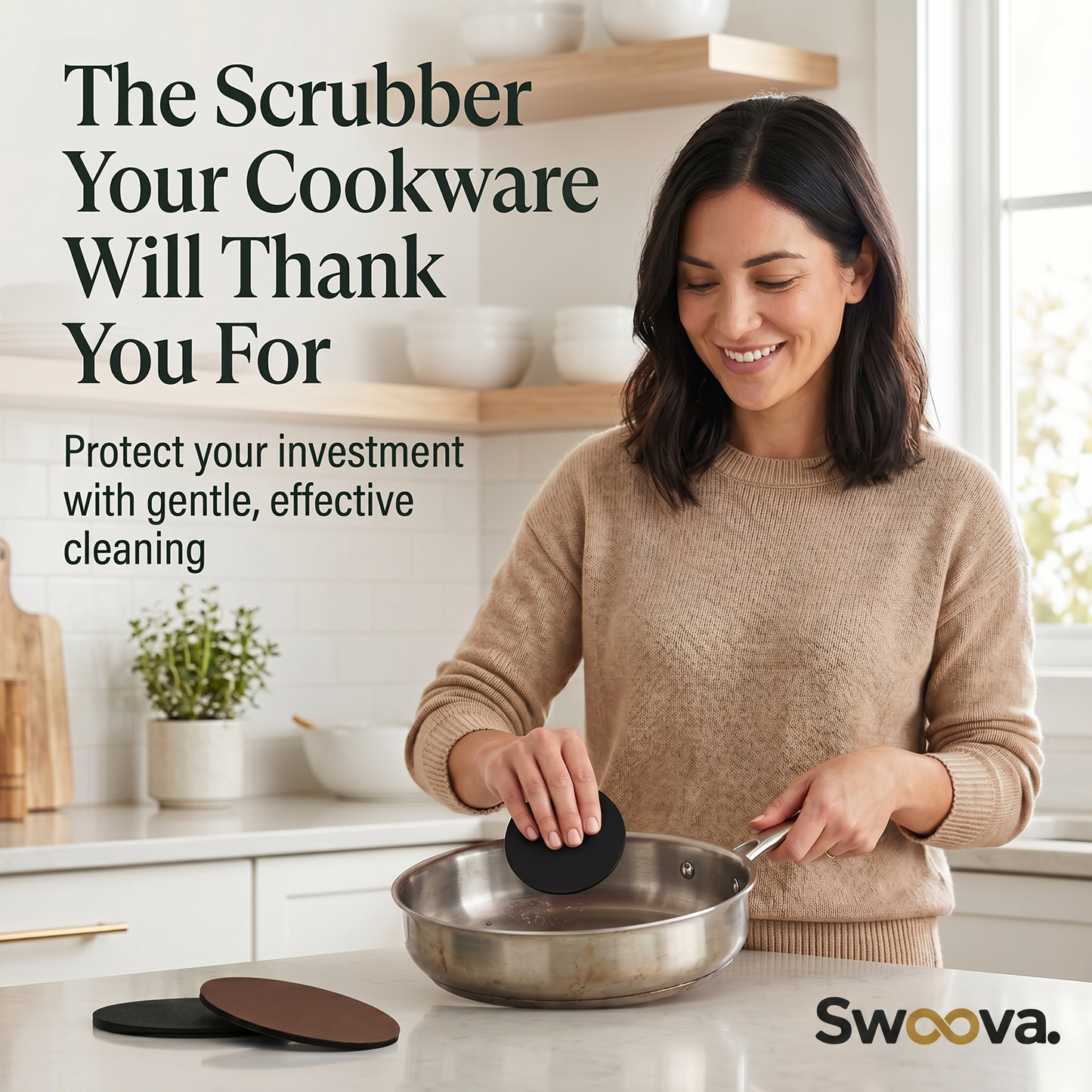 Swoova Sponge for Stainless Steel