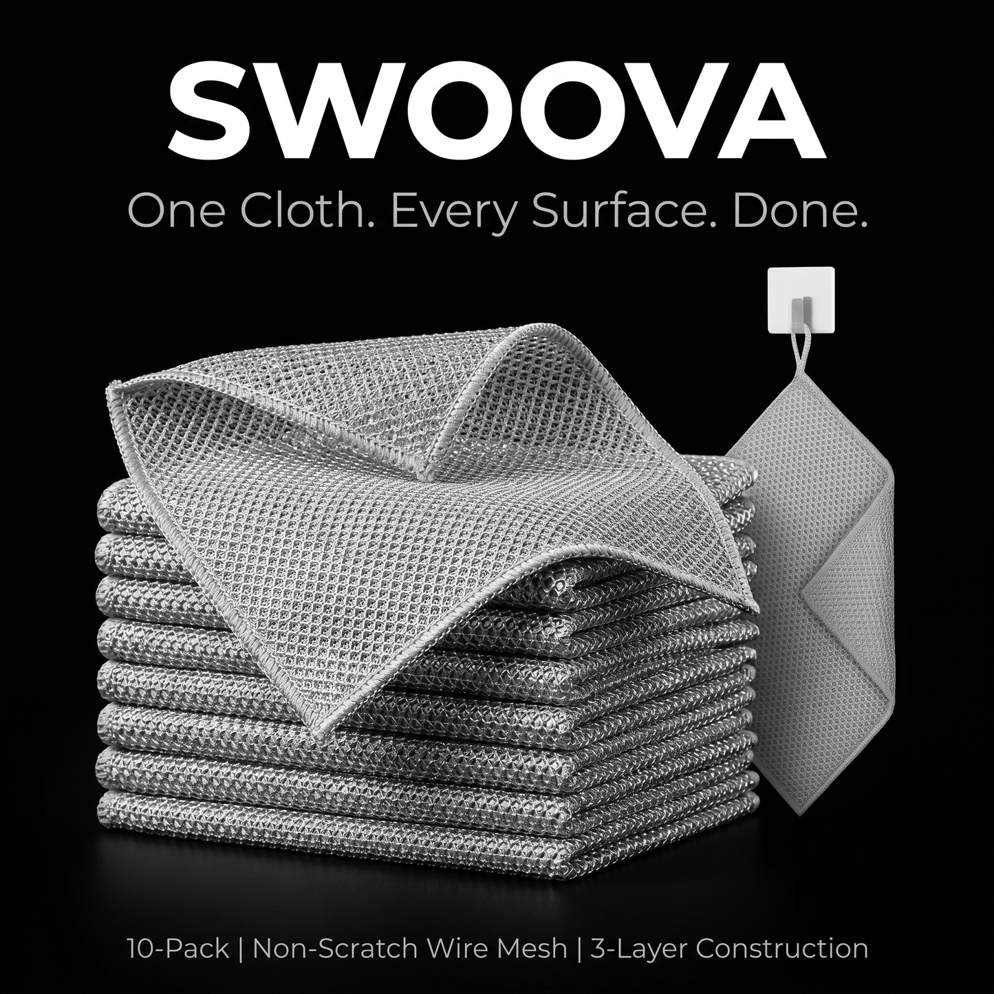 Swoova Non-Scratch Wire Dishcloths