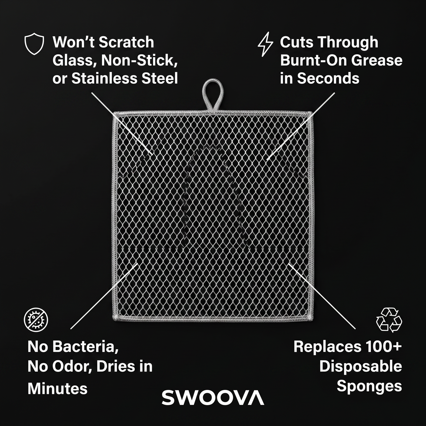 Swoova Non-Scratch Wire Dishcloths